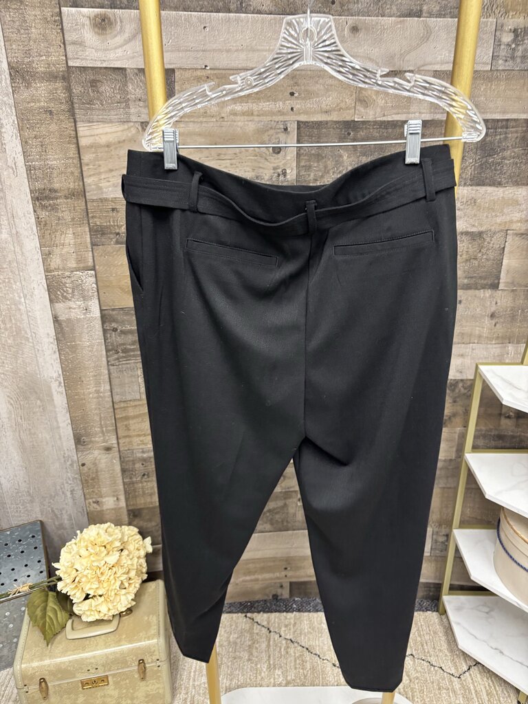 Loft Outlet Black Dress Pants w/Belt