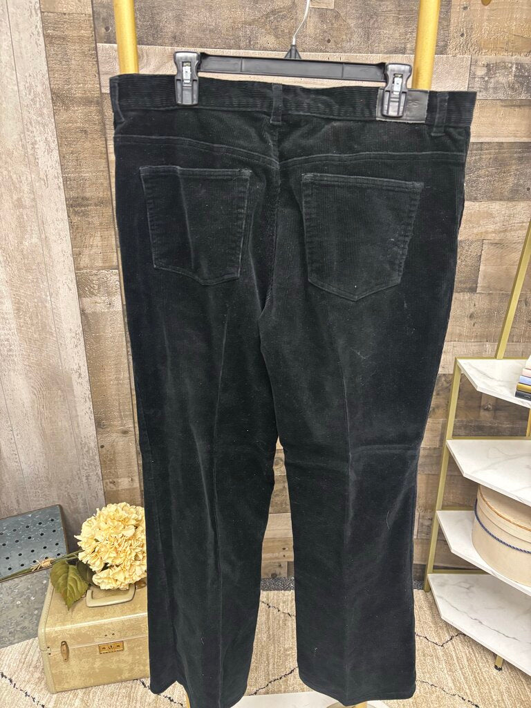 Chaps Black Corduroy