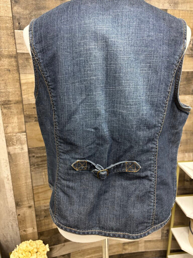 Chico's Platinum Denim Vest