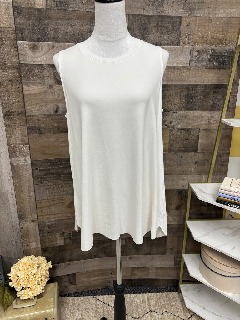 Spanx White Sleeveless Top