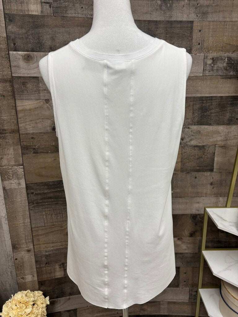 Spanx White Sleeveless Top