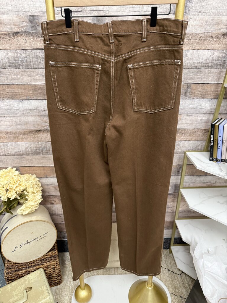 Reformation Jeans Chocolate Brown