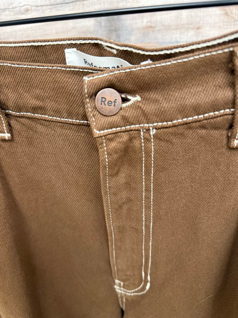 Reformation Jeans Chocolate Brown