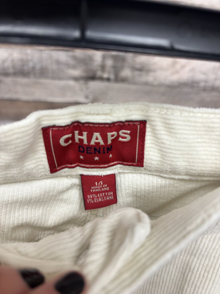 Chaps Cream Corduroy