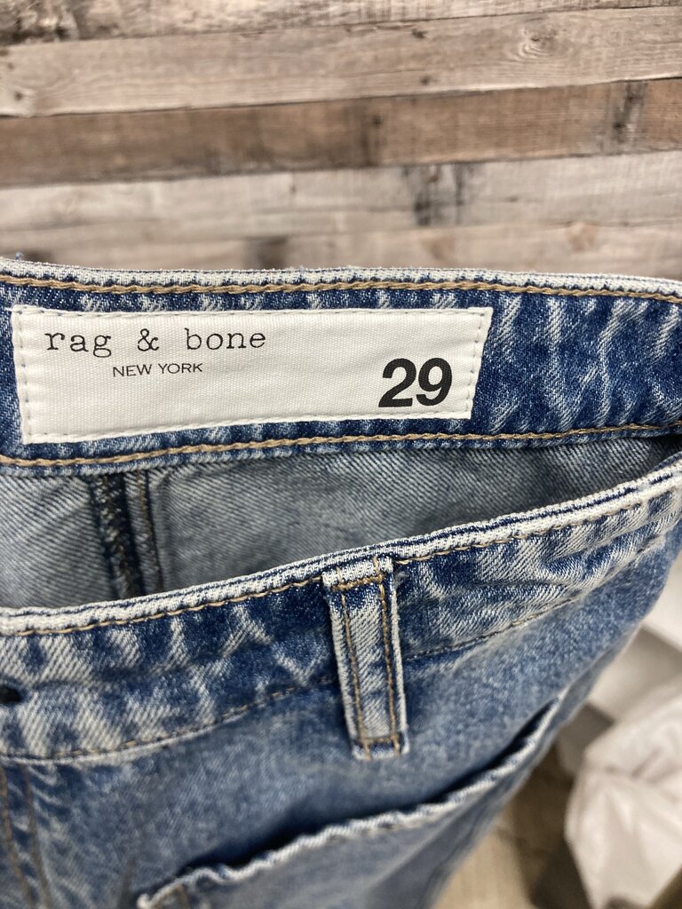 Rag & Bone Lt Wash Barrel Denim