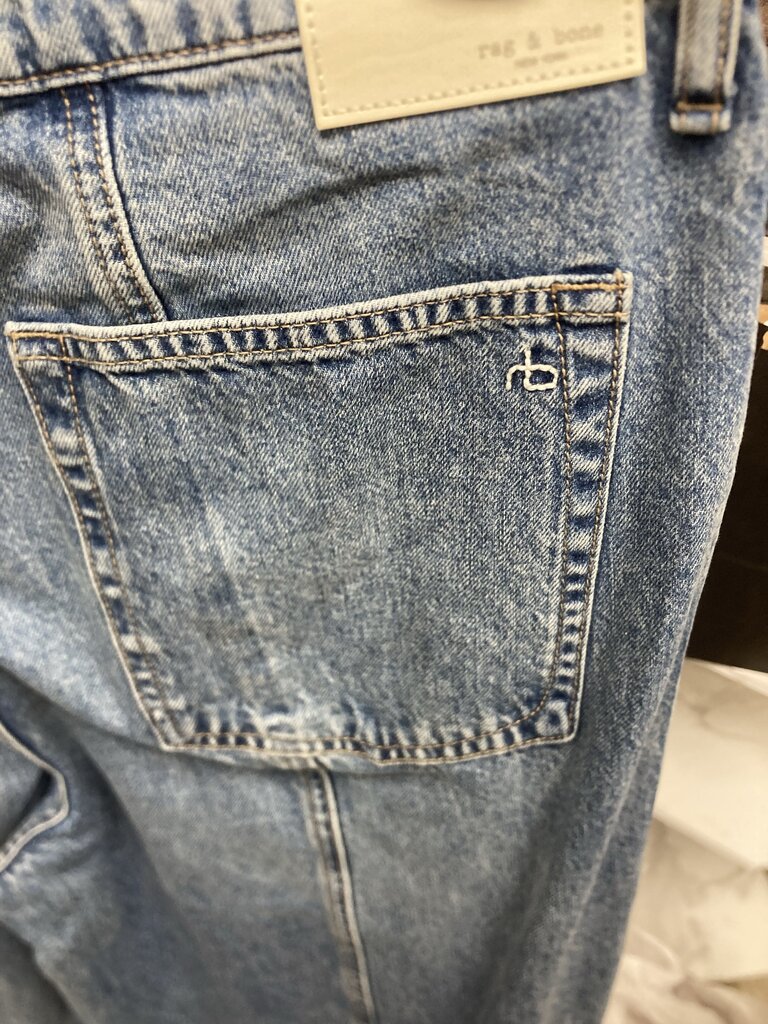 Rag & Bone Lt Wash Barrel Denim