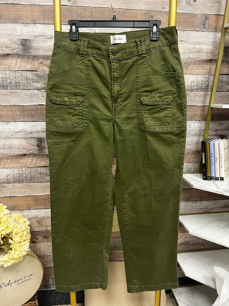 Frame Olive Green Cargo Pants