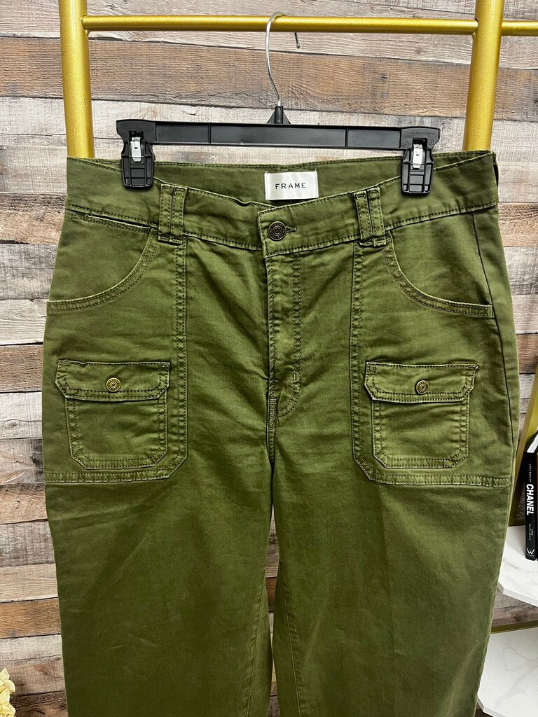 Frame Olive Green Cargo Pants