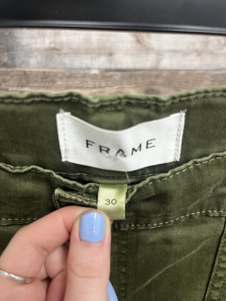 Frame Olive Green Cargo Pants