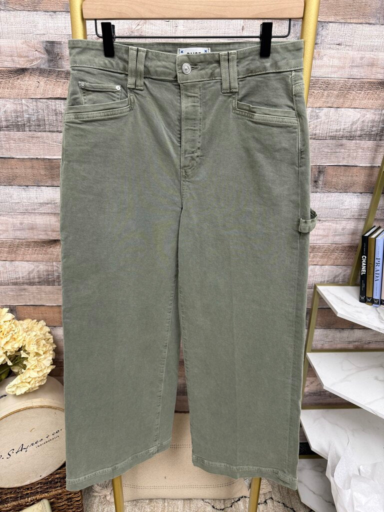Paige Sage Green Painters Pants