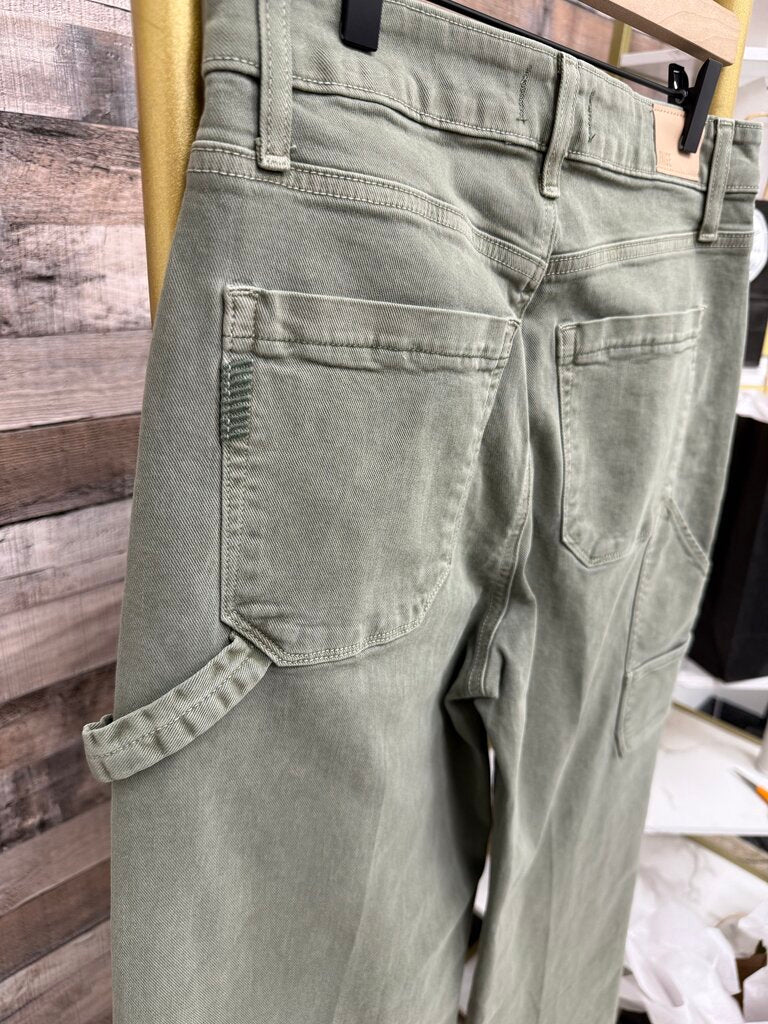 Paige Sage Green Painters Pants