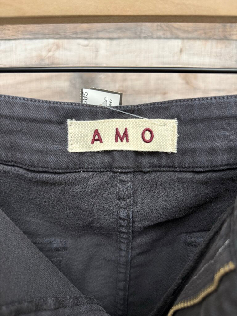 AMO Black Utility Cropped