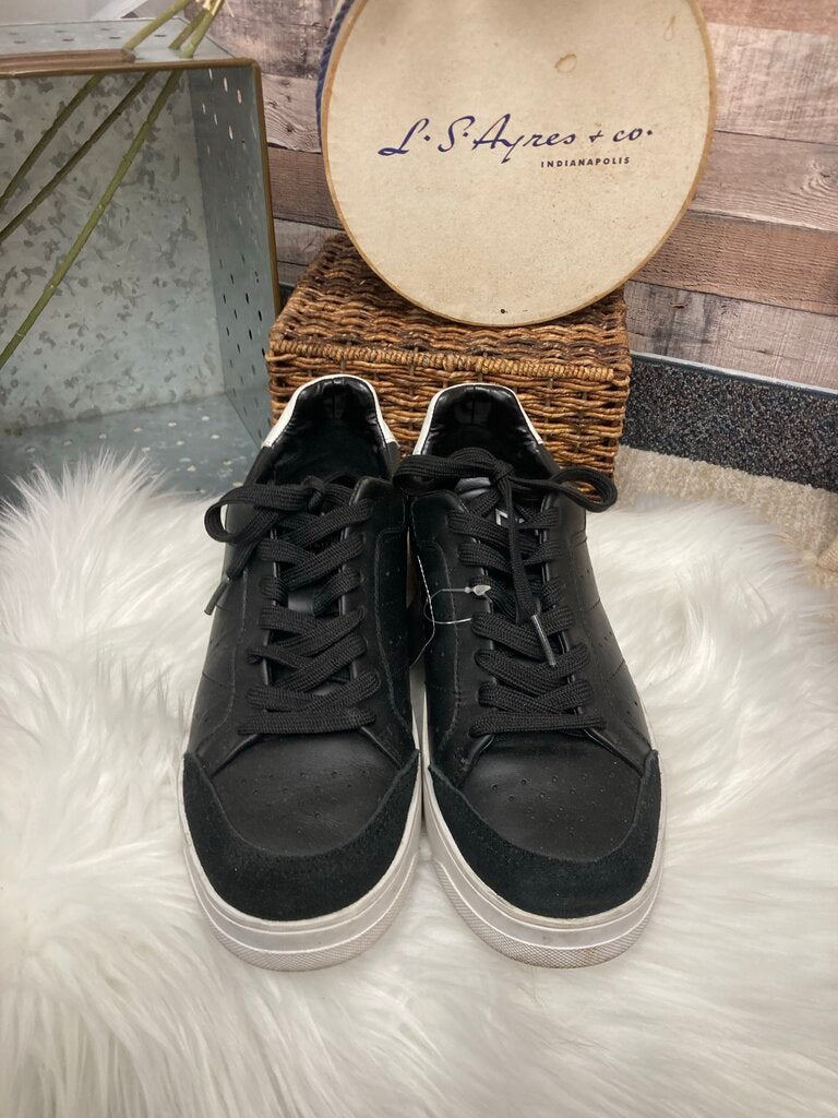 Marc Fisher LTD Black Leather Sneakers