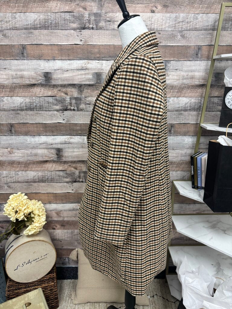 Maison d'Amelie Black/Tan HoundstoothTrench