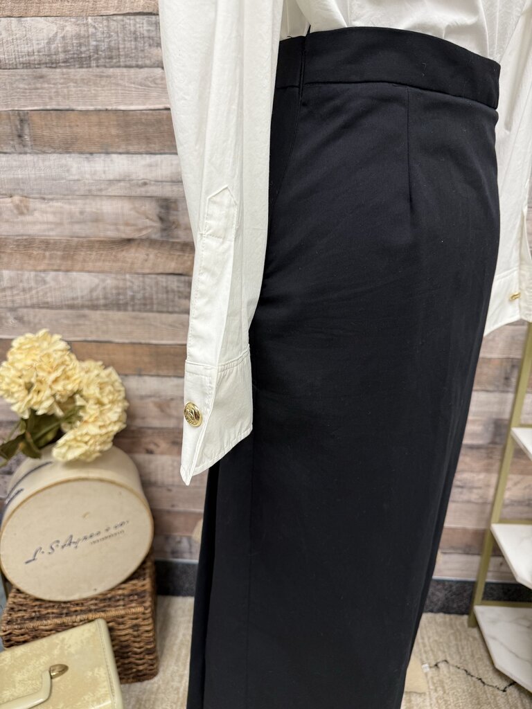 NWT Zara Black Skirt/White Blouse Set
