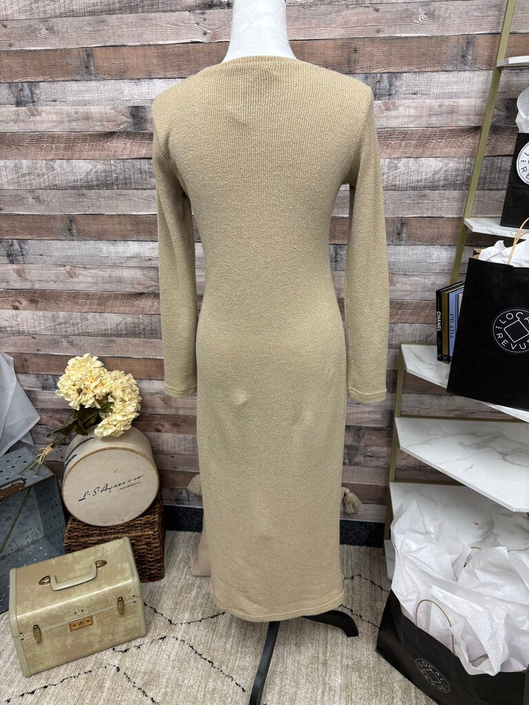 Zara Tan Sweater Dress