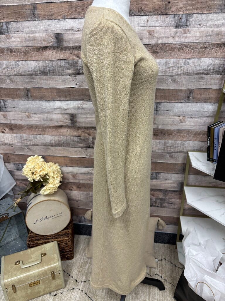 Zara Tan Sweater Dress