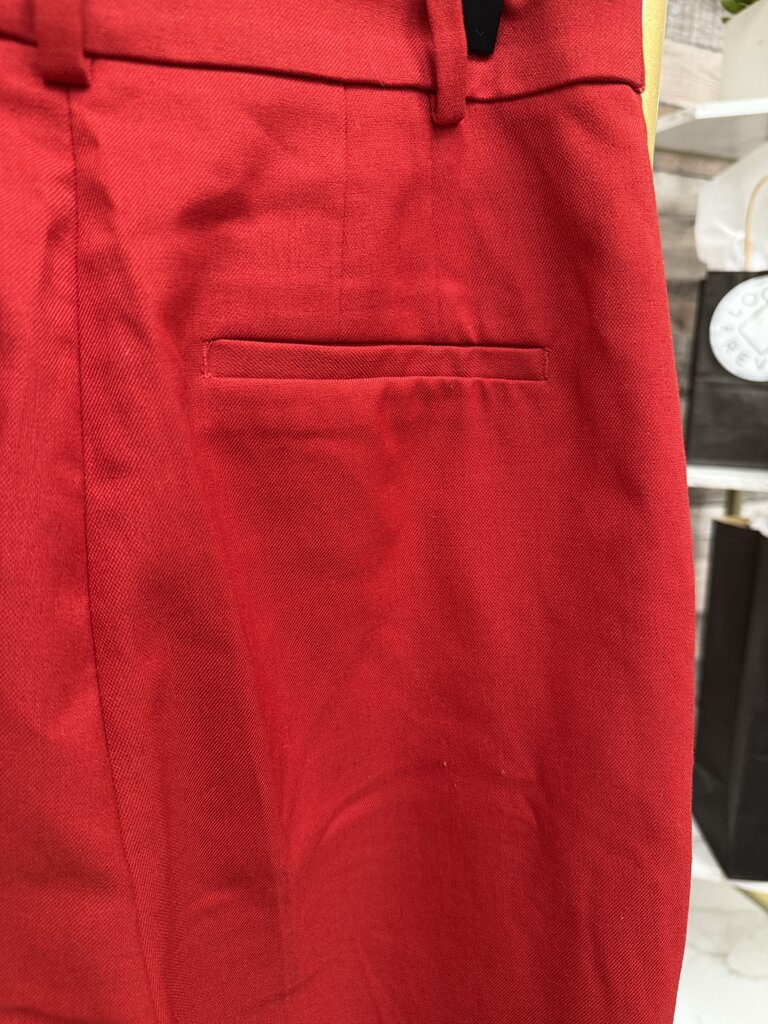 H&M Red Wide Leg Trousers