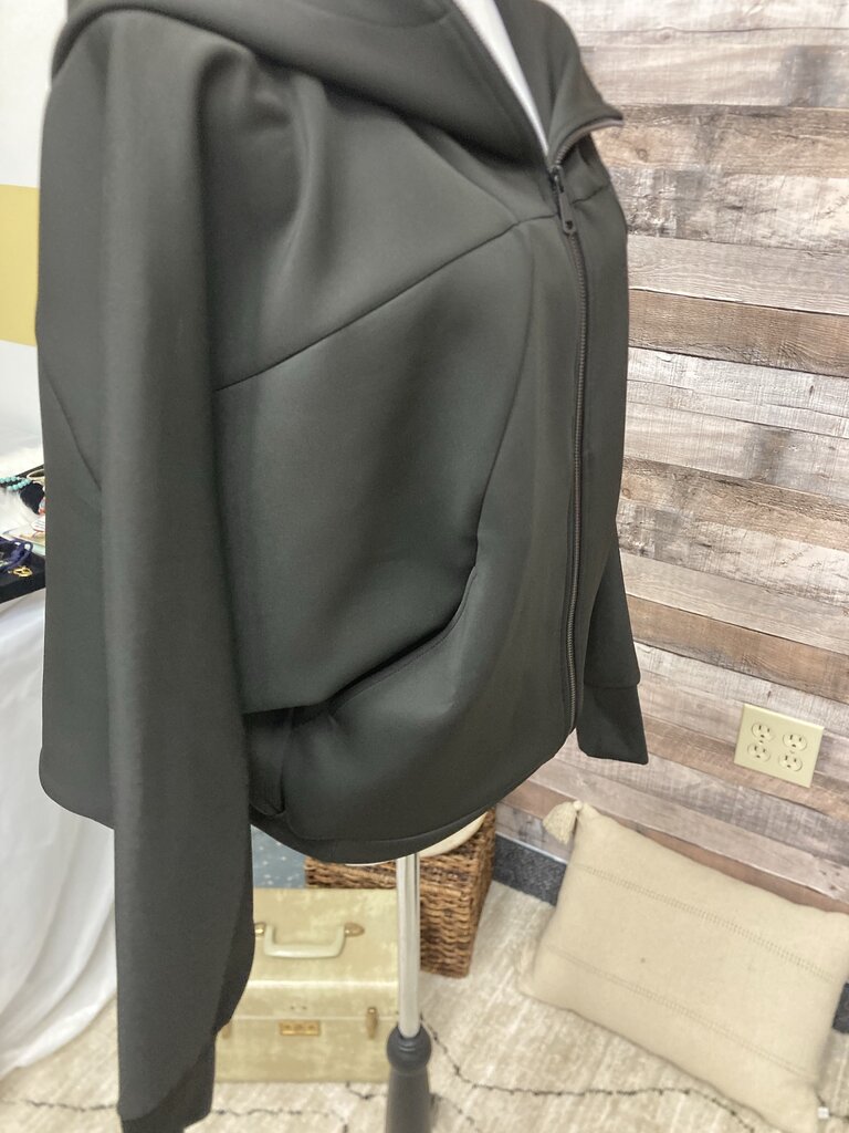 Leem Black Oversized Sleeve Hoodie