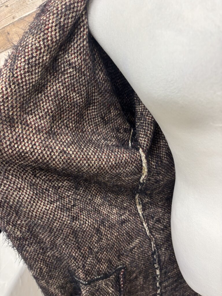 BCBGMaxAzria Azted Eyelash Black & Cream Cardigan