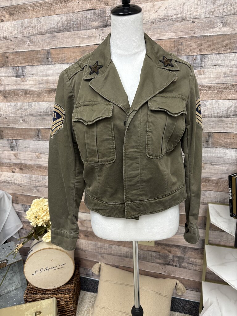Polo Ralph Lauren Cotton Field Military Utility Jacket