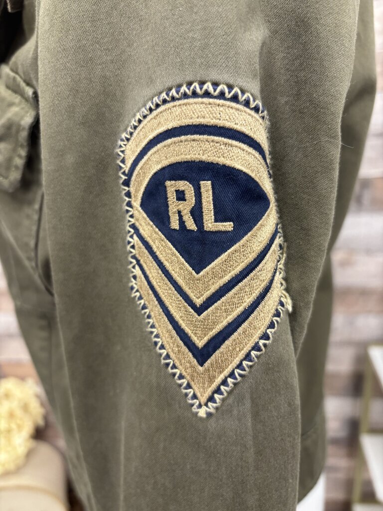Polo Ralph Lauren Cotton Field Military Utility Jacket