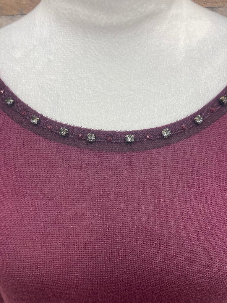 Simply Vera Purple Jewel Neck Neck