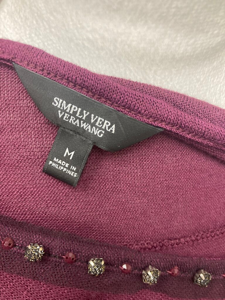 Simply Vera Purple Jewel Neck Neck