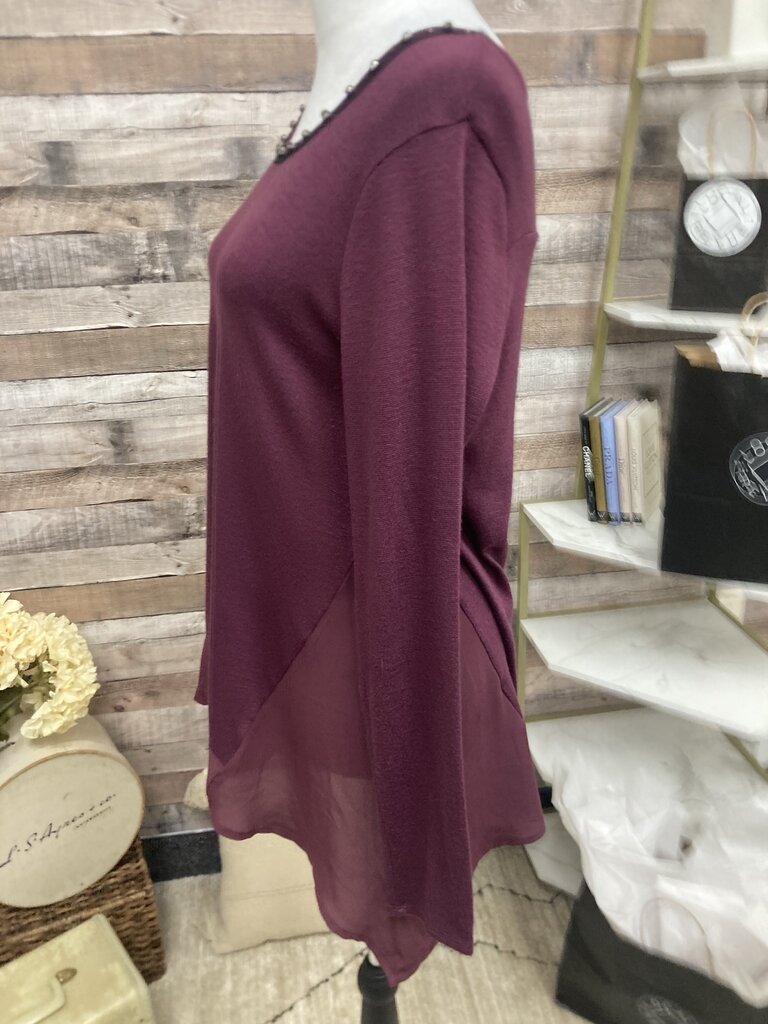 Simply Vera Purple Jewel Neck Neck