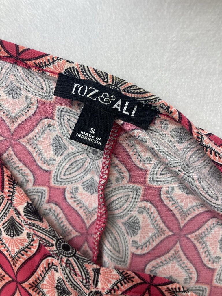 Roz & Ali Bright & Pale Pink Geo Print