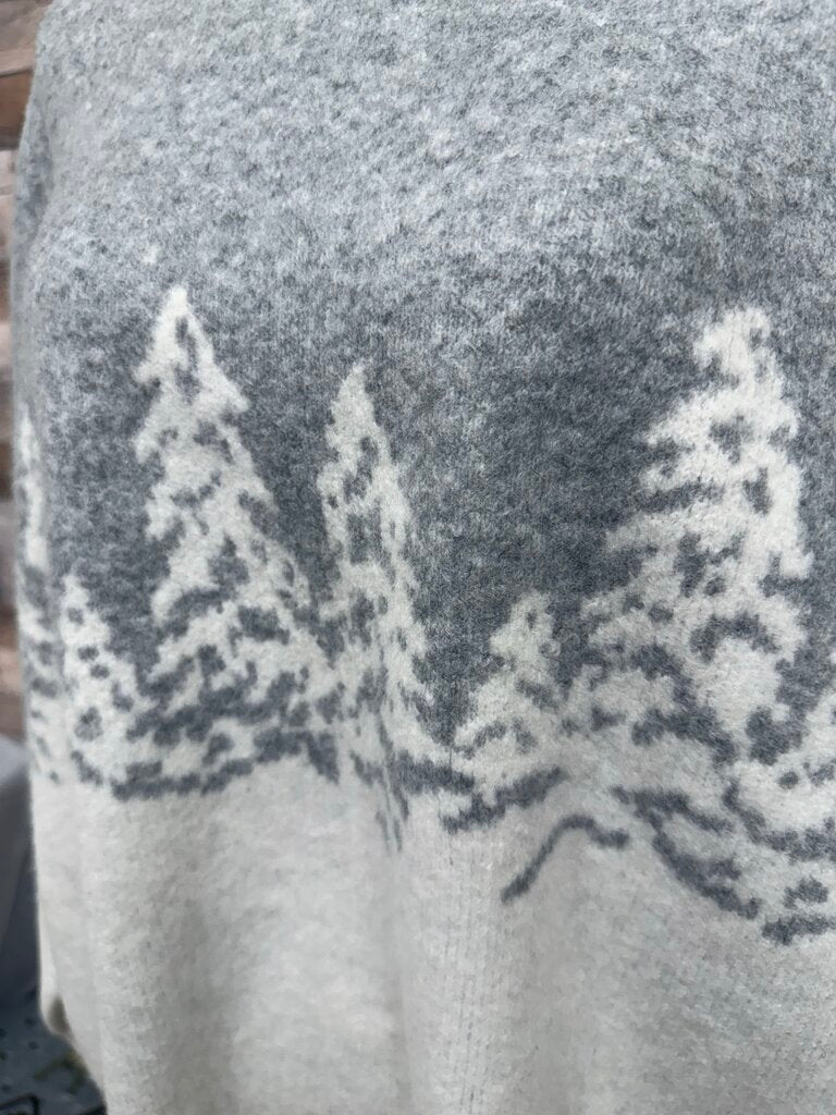 NWT Loft Winter Tree Crewneck Sweater