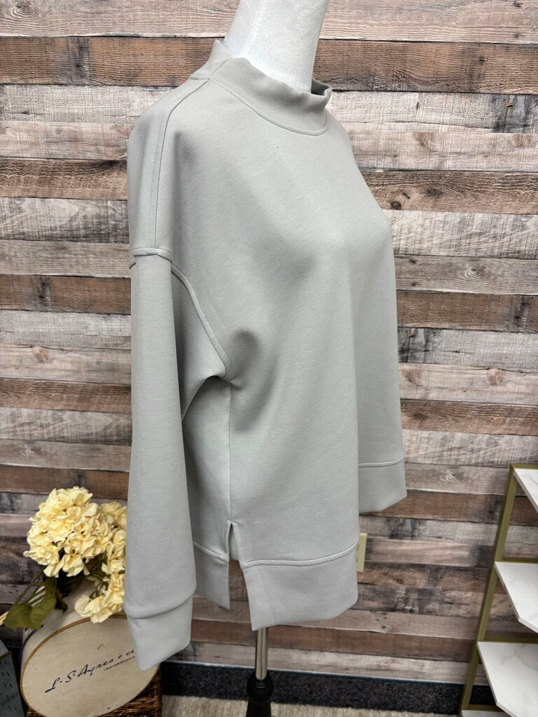 Banana Republic Grey Mockneck Sweatshirt