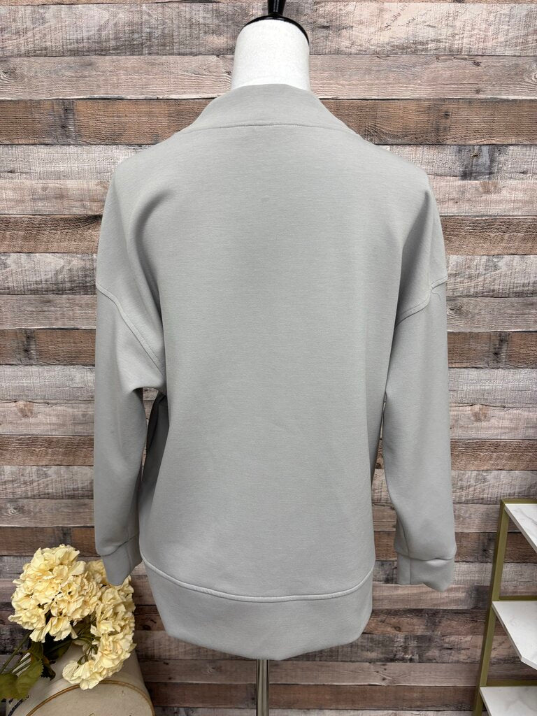 Banana Republic Grey Mockneck Sweatshirt