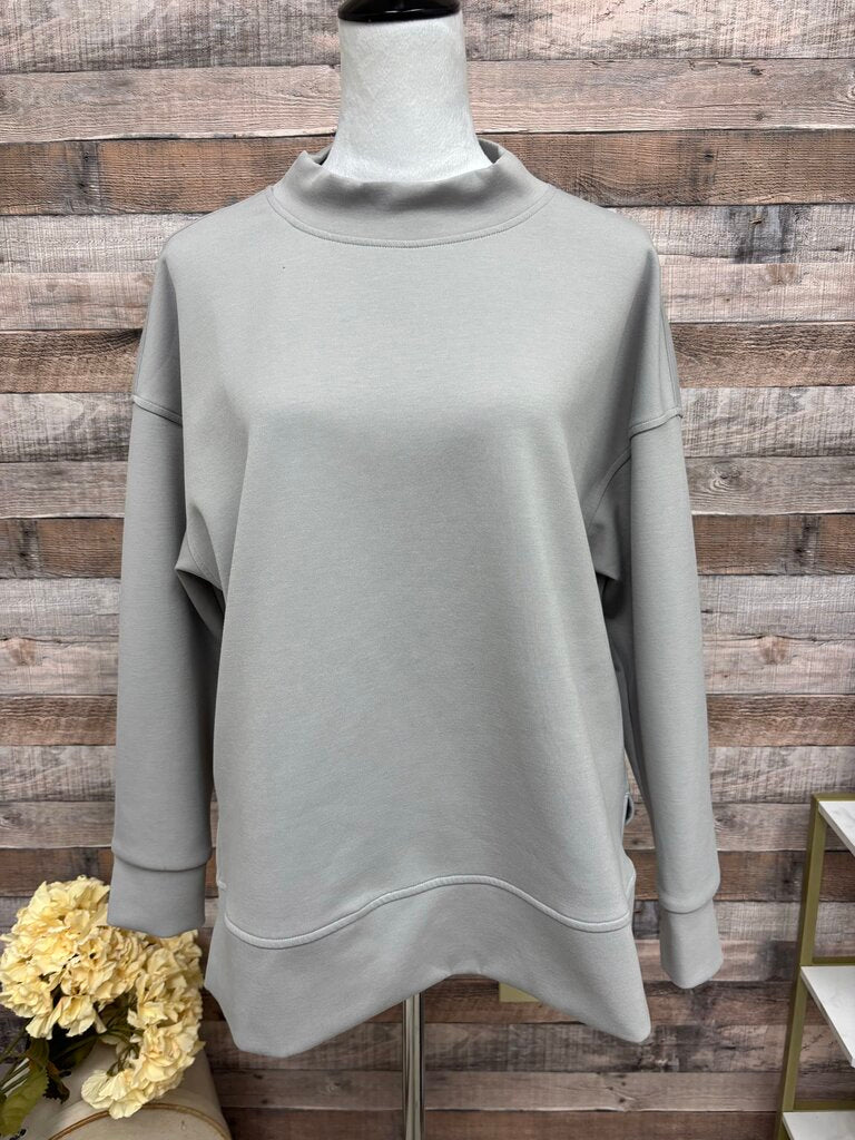 Banana Republic Grey Mockneck Sweatshirt