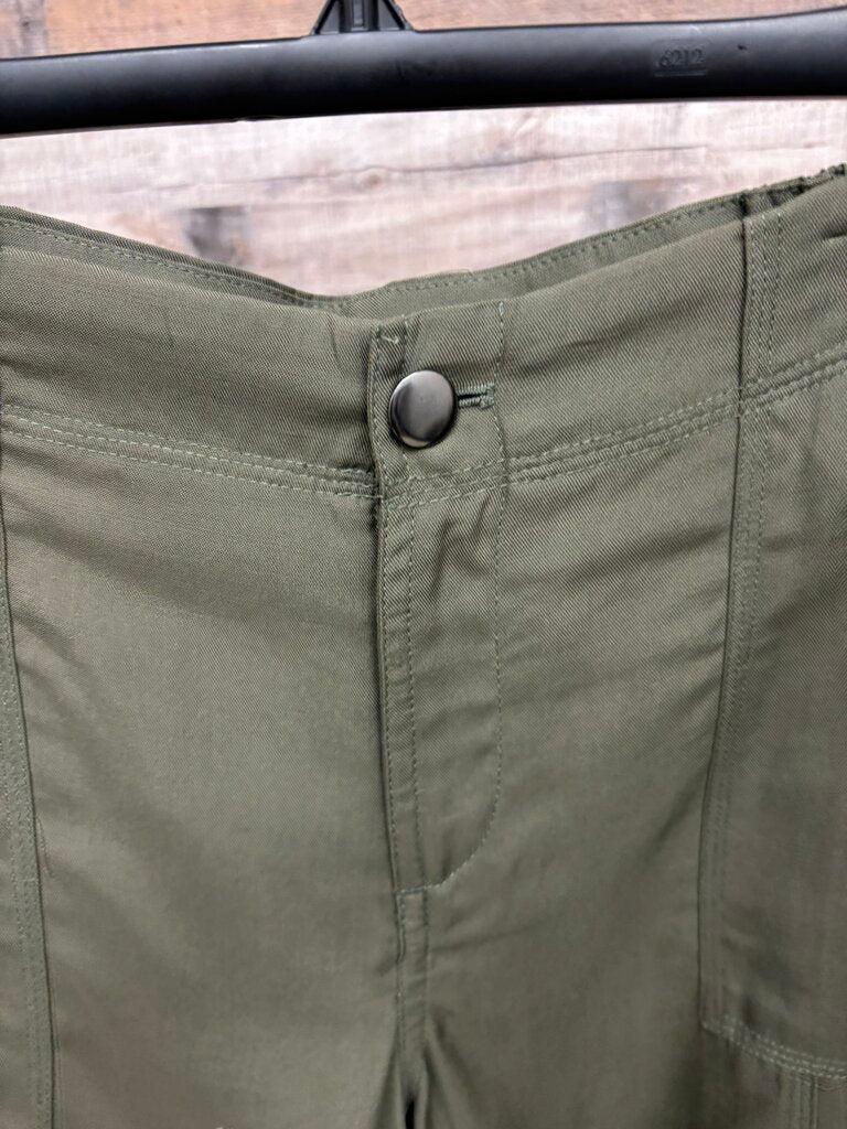 NWT Christopher & Banks Petite Olive Green Capri Pants