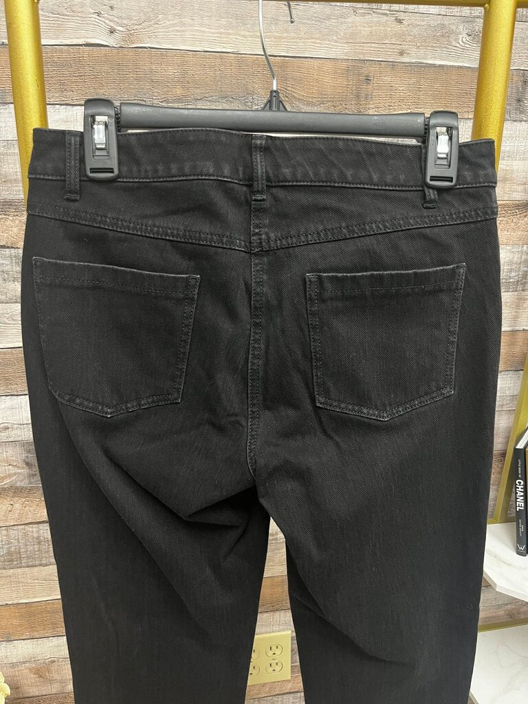 J. McLaughlin Black Slim Straight Fit Jeans