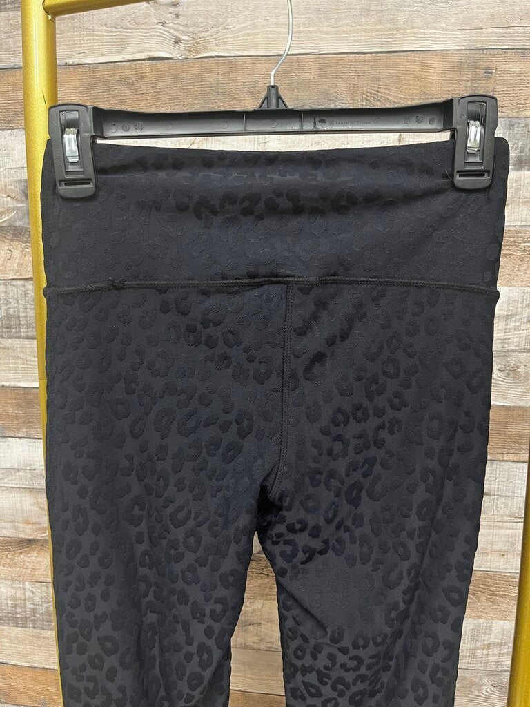 Mono B Black Leopard Print High Waisted Leggings