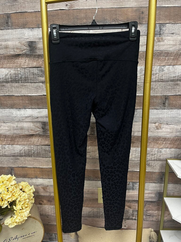 Mono B Black Leopard Print High Waisted Leggings