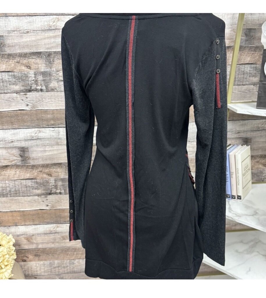 Dolcezza Black & Red Eclectic Tunic