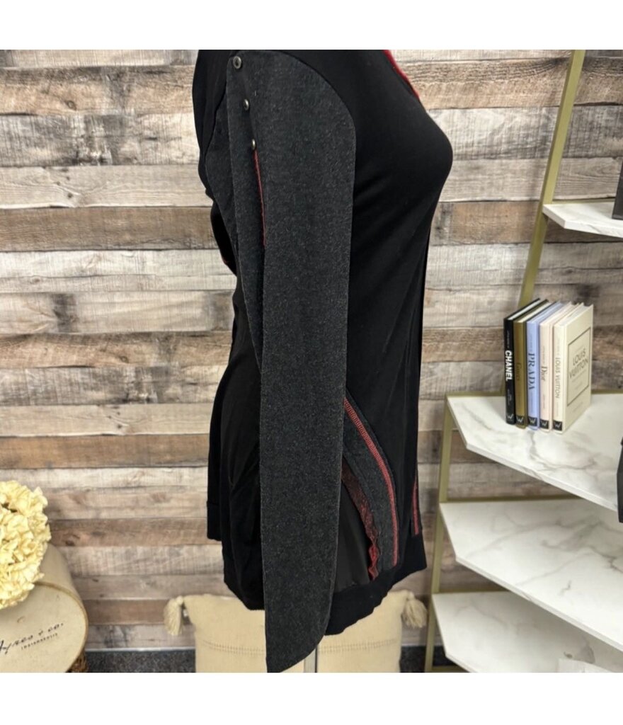 Dolcezza Black & Red Eclectic Tunic