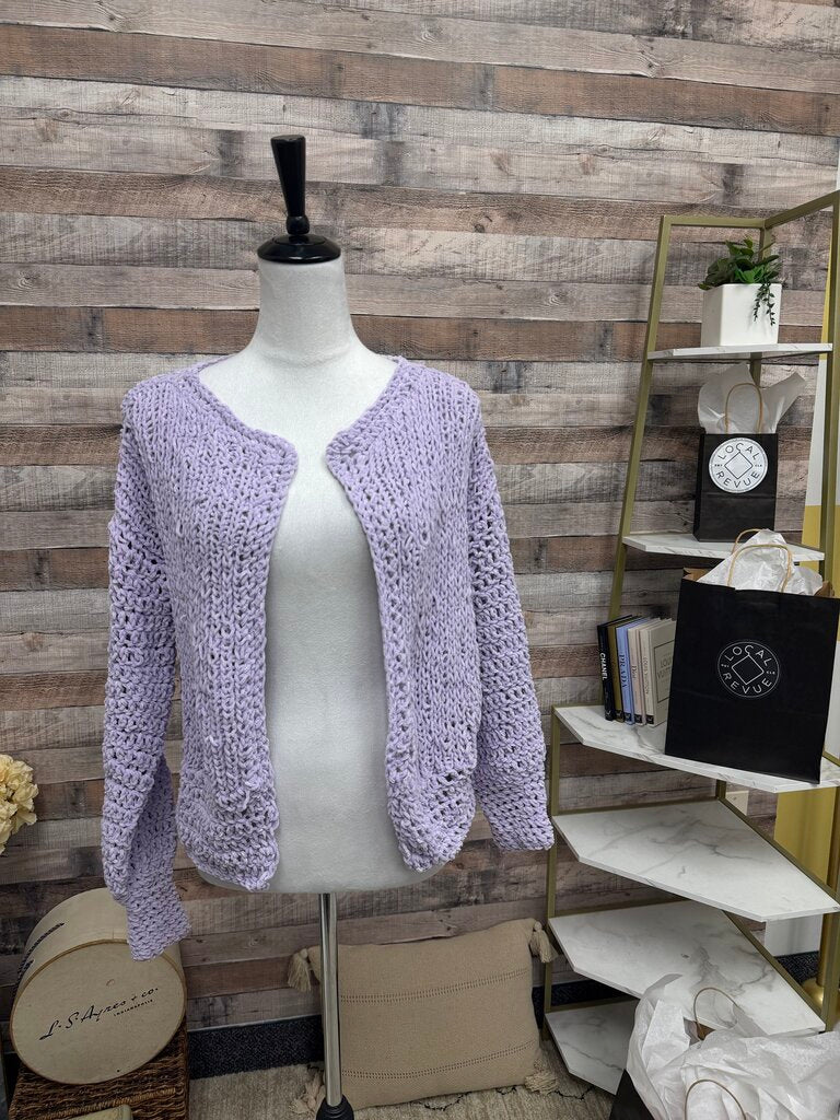 Body by Anca Lavender Cardigan Sweater
