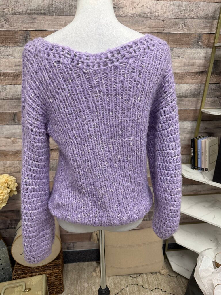 Body by Anca Lavender Long Sleeve Sweater