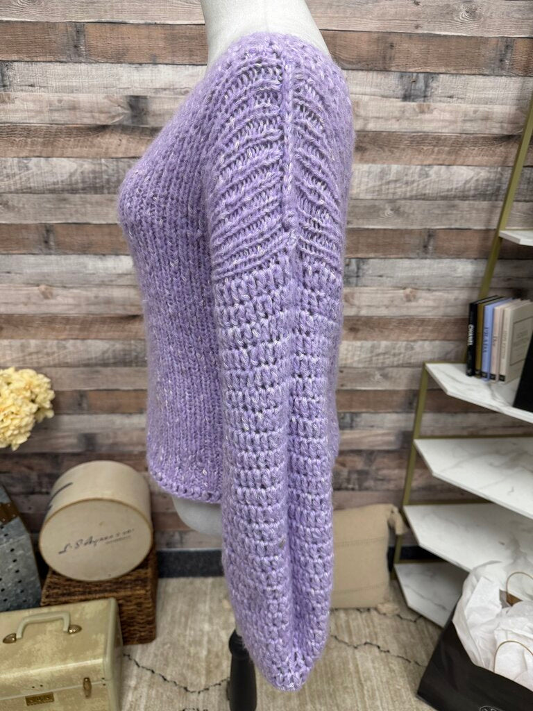 Body by Anca Lavender Long Sleeve Sweater