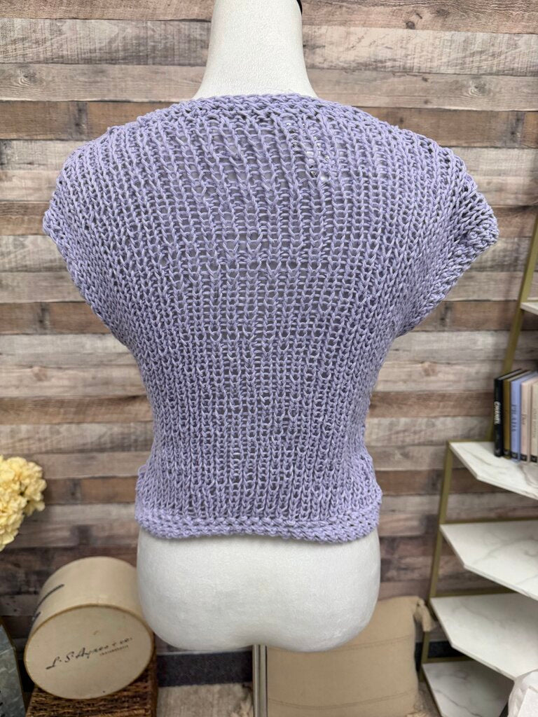 Body by Anca Lavender Short Sleeve Cropped