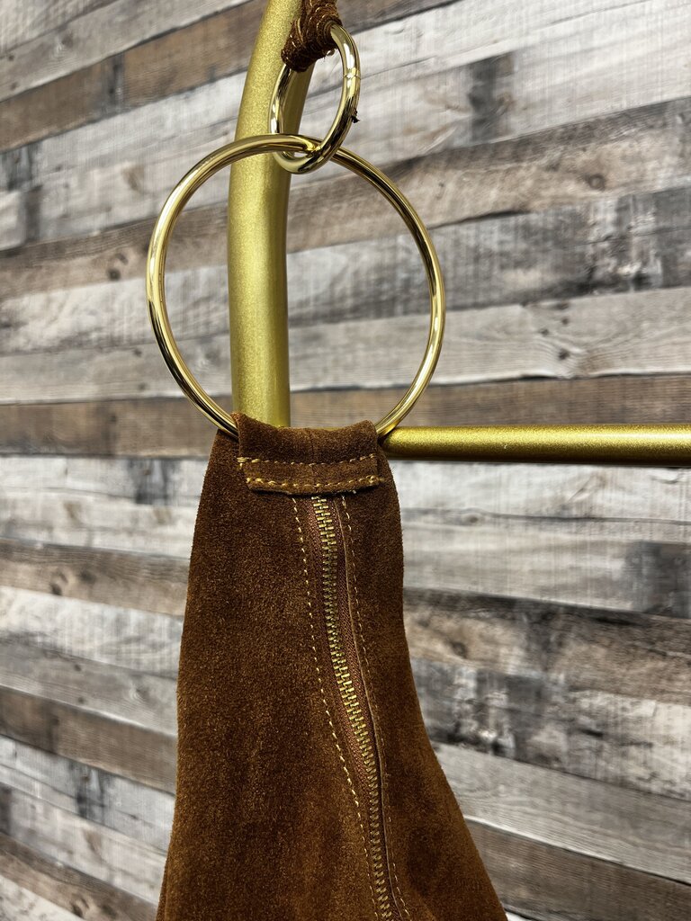NWT Marlon Rosita Suede Hobo Bag