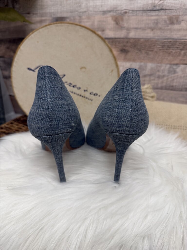 Michael Kors Denim Pointed Toe Pumps