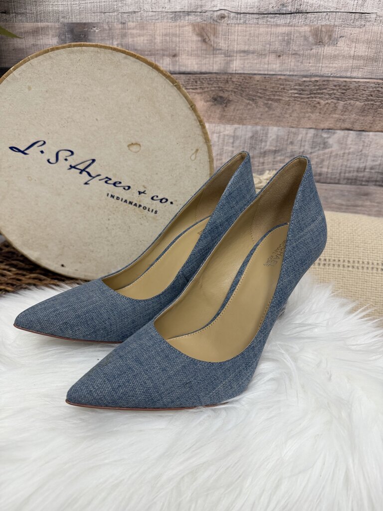 Michael Kors Denim Pointed Toe Pumps
