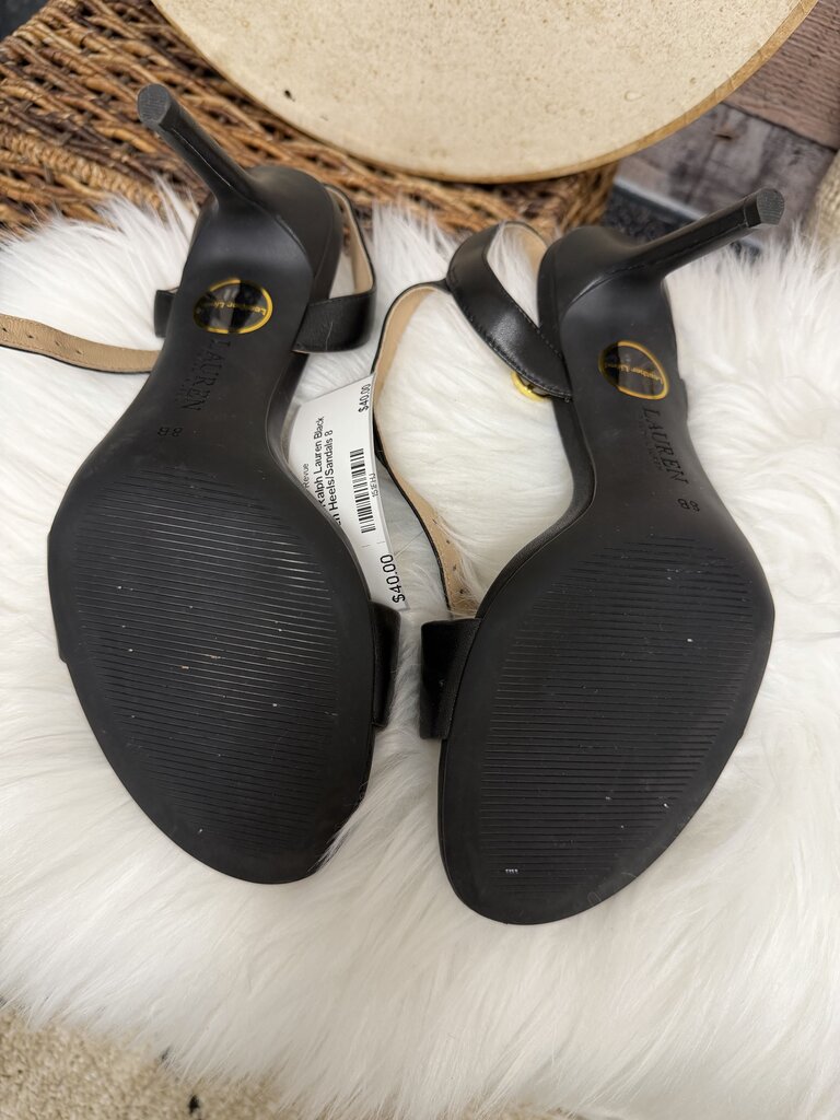 Lauren Ralph Lauren Black Gwen Heels/Sandals