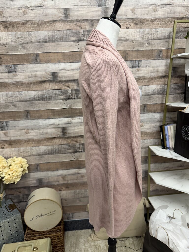 Leith Rose Ribbed Cardigan