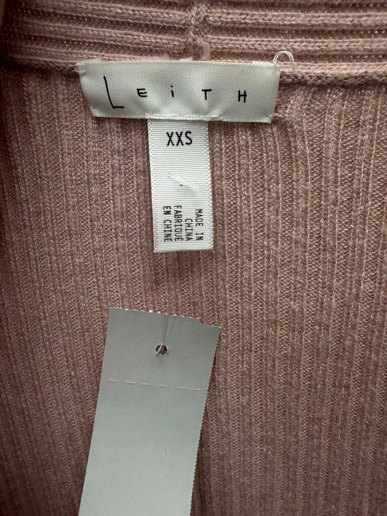 Leith Rose Ribbed Cardigan